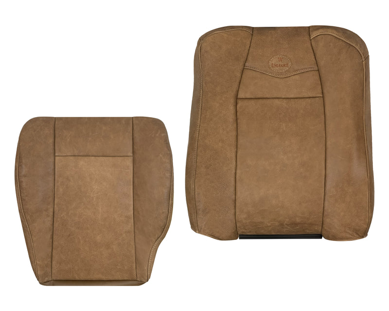 2001-2003_FORD_F150_EXTENDED_CAB_Driver_Passenger_Side_Top_Bottom_Cushion_KING_RANCH_COWHIDE_GENUINE_LEATHER_FRONT_SEAT_COVERS