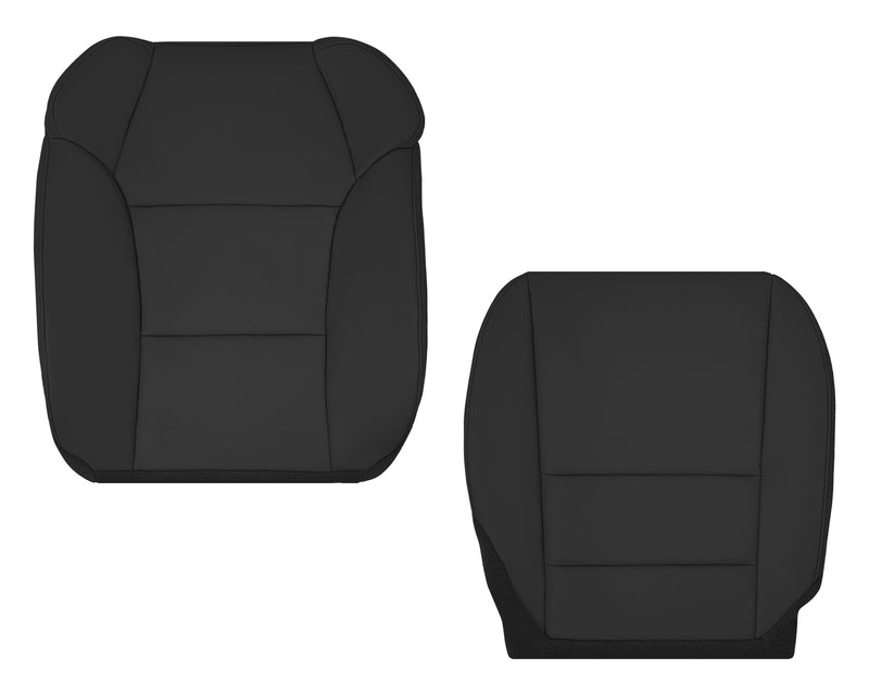 2007 2008 2009 2010 2011 2012 2013 Acura MDX Front Driver OR Passenger Side Bottom Or Top Cushion Cover Foam Replacement Seat Cover In Ebony Black