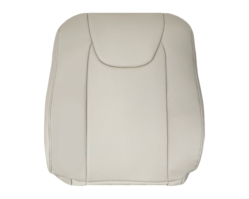 2010-2011-2012-2013-2014-2015 Lexus RX350 RX450H Replacement Synthetic Leather Seat Covers: Tan Perforated Driver Passenger Top and Bottom
