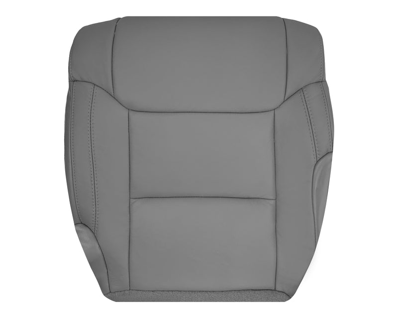 2014-2021 Toyota Tundra Work Truck Driver OR Passenger Side Replacement Leather OR Synthetic Leather Seat Cover In Gray