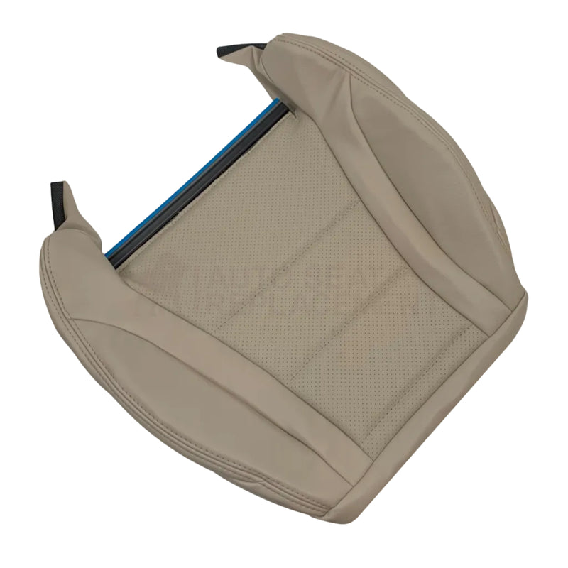 2016 - 2022 Mercedes Benz GLC Class C250, C300,C350 Driver OR Passenger Bottom Synthetic Leather Seat Cover in Light Tan - Auto Seat Replacement