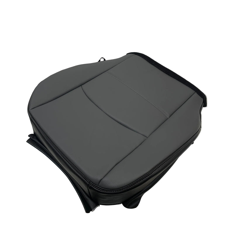 2019-2024 For Dodge Ram 1500 2500 3500 4500 5500 ST Driver or Passenger Bottom Leatherette (Synthetic Leather) Seat Cover In Diesel Gray