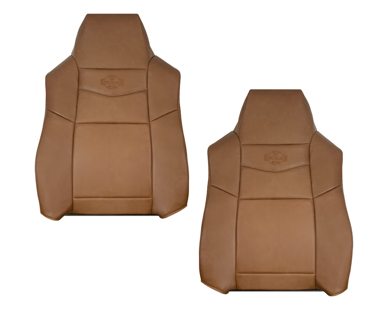 2002 2003 2004 2005 2007 Ford F250 F350 King Ranch Replacement Seat Covers: Driver &amp; Passenger, Bottom/Top/Lean Back, King Ranch Synthetic Leather
