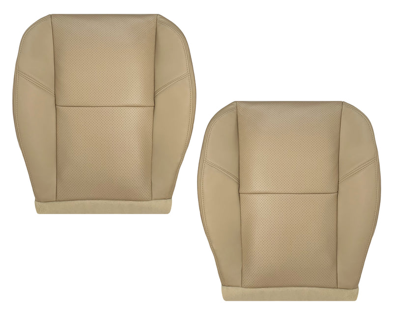 2007_2008_Cadillac_Escalade_Perforated_Seat_Cover_Replacement_in_VERY_Light_Cashmere_Tan