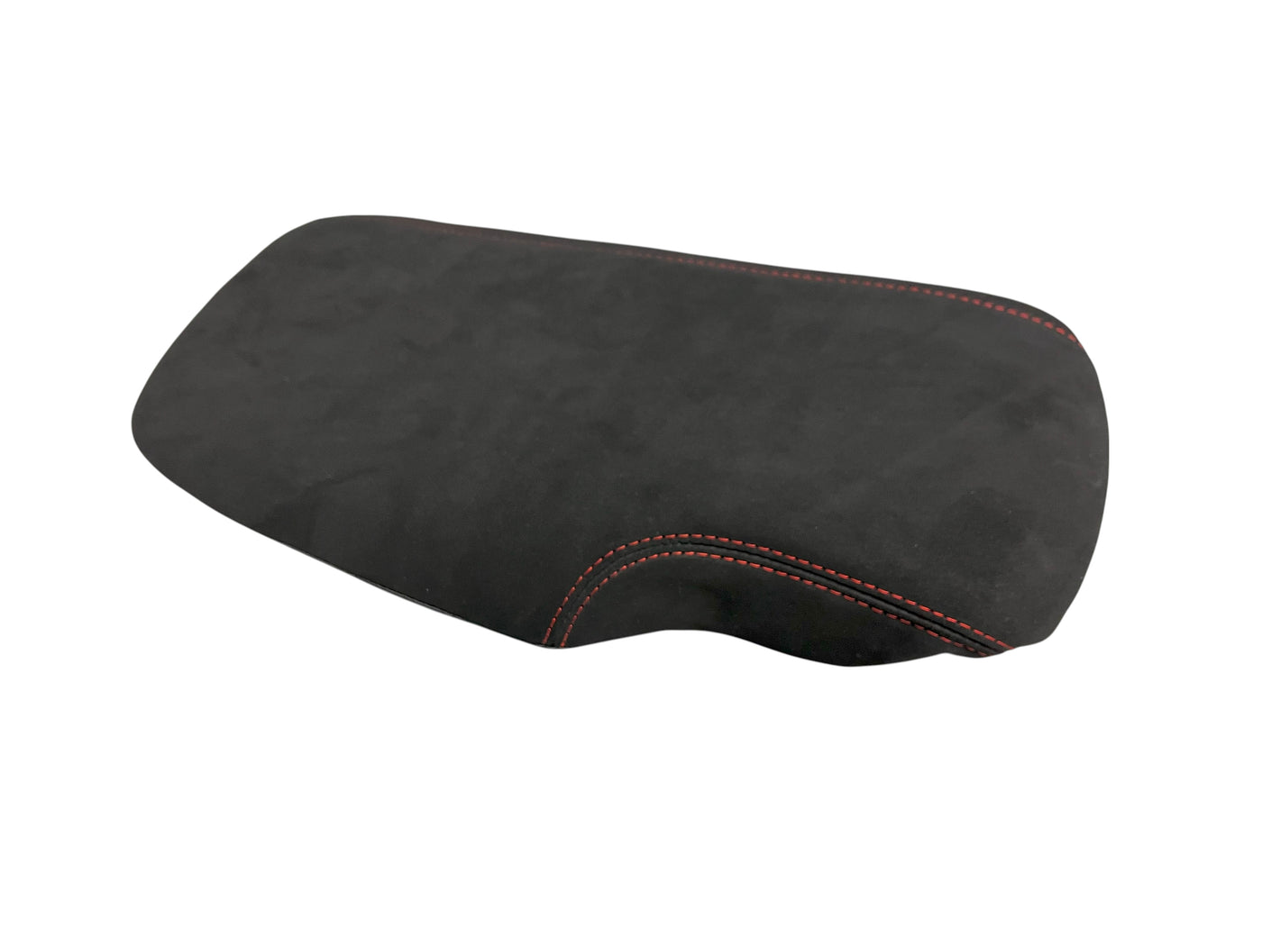 Genuine Suede Shift Boot & E-Brake Boot Set With Red Stitching For C6 Corvette (2005-2013)