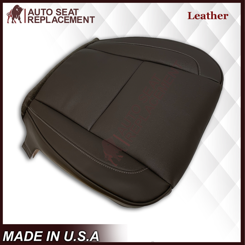 2007-2014 Cadillac Escalade Platinum Edition Replacement Synthetic Leather or Genuine Leather Seat Cover In Brown
