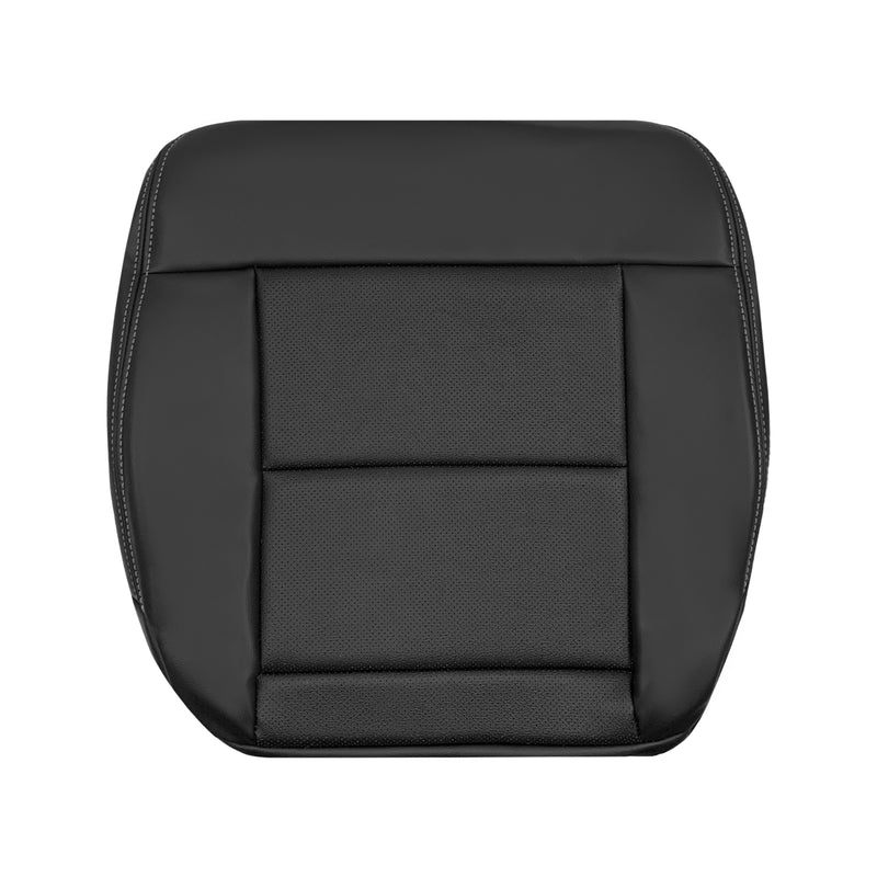 Mercedes E200 perforated black synthetic leather seat bottom upholstery