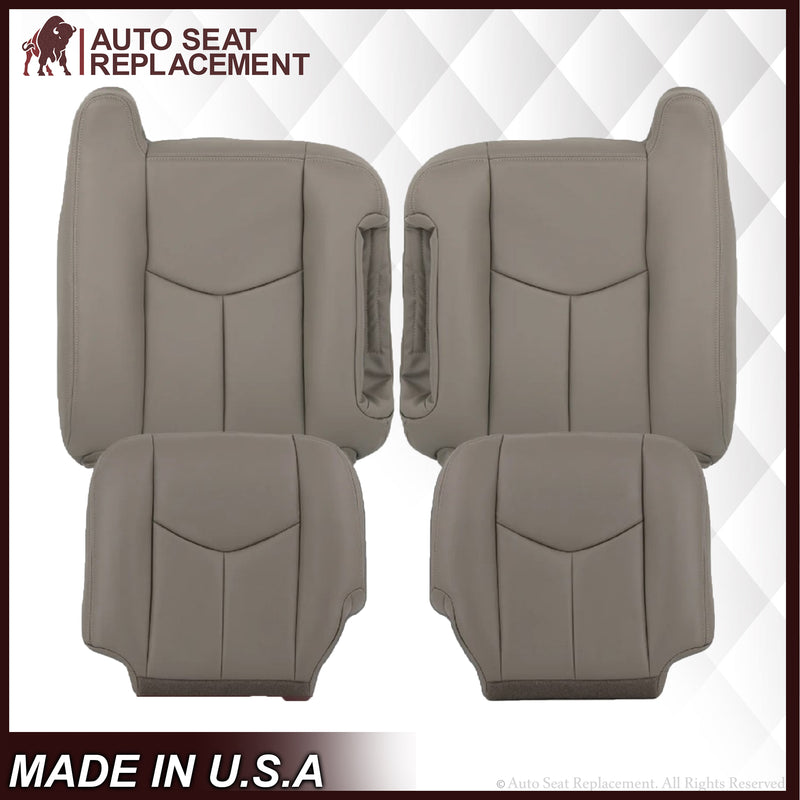 2003-2007 Chevy Tahoe/Suburban Seat Cover in Light Gray: Choose From Variations