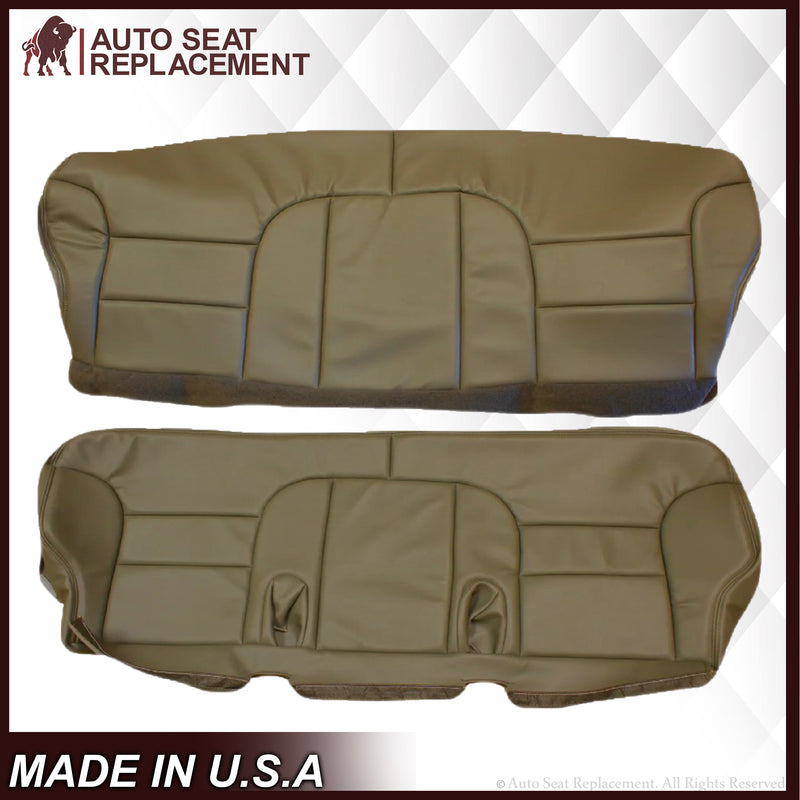 1995-1999 GMC Sierra SLT SLE 2nd Row Bench Seat Cover in Tan: Choose your options