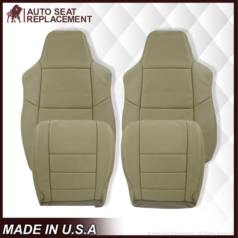 2002-2005 Ford Excursion Limited Seat Cover in Tan: Choose From Variations