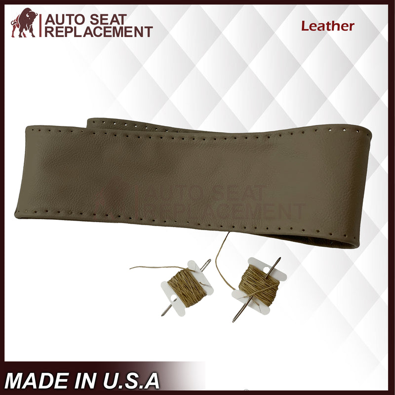 2000 2001 2002 2003 2004 2005 Ford Excursion Limited Tan Leather Steering Wheel Cover DIY SUV