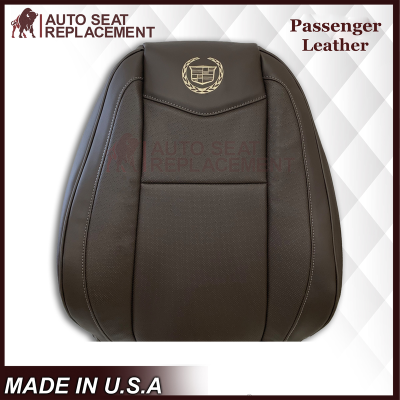 2007-2014 Cadillac Escalade Platinum Edition Replacement Synthetic Leather or Genuine Leather Seat Cover In Brown