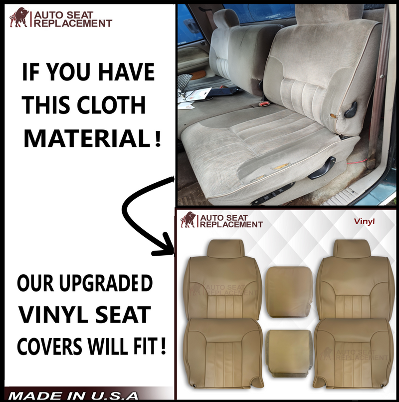 1994 - 1997 Dodge Ram Laramie 1500 SLT Truck Seat Covers in Tan: Choose From Variation