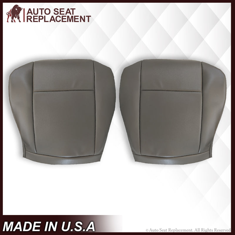 2009-2014 Ford E350 E450 E550 Econoline Van SOLID Bottom Seat Cover In Gray
