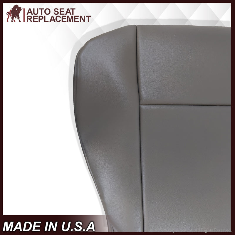 2009-2014 Ford E350 E450 E550 Econoline Van SOLID Bottom Seat Cover In Gray