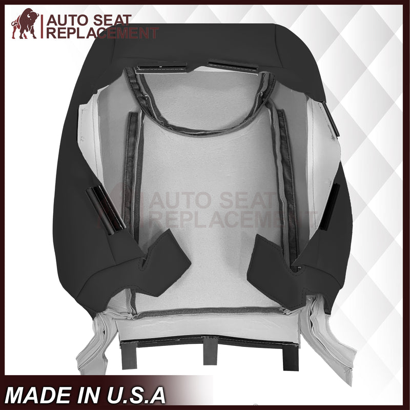 2010-2015 Lexus RX350 RX450H Replacement Synthetic Leather Seat Covers: Black Perforated