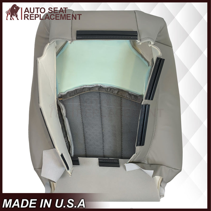 2009-2012 Chevrolet Traverse LT/LTZ Driver or Passenger Replacement Seat Cover: Perforated, Gray - Auto Seat Replacement