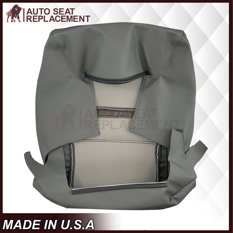 2007 - 2013 Toyota Sequoia SR5 Driver OR Passenger Side Top and Bottom Replacement Seat Covers In Gray: Choose your material