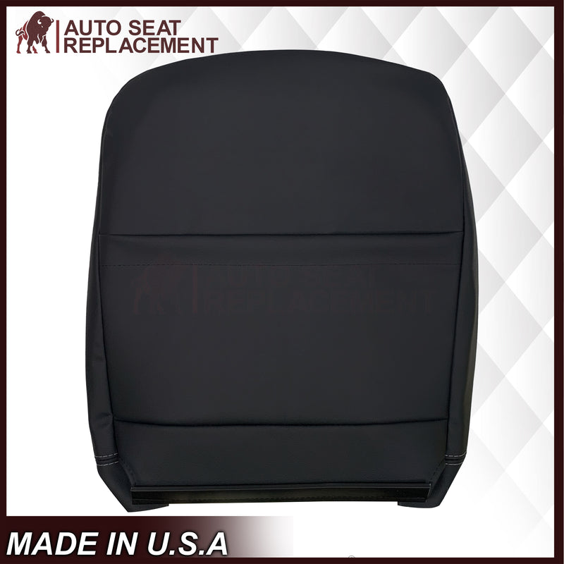 2004 Dodge Ram 1500 SLT Quad Cab Leather or Synthetic Leather With Suede Insert Replacement Seat Covers In Dark Slate "Dark Gray"