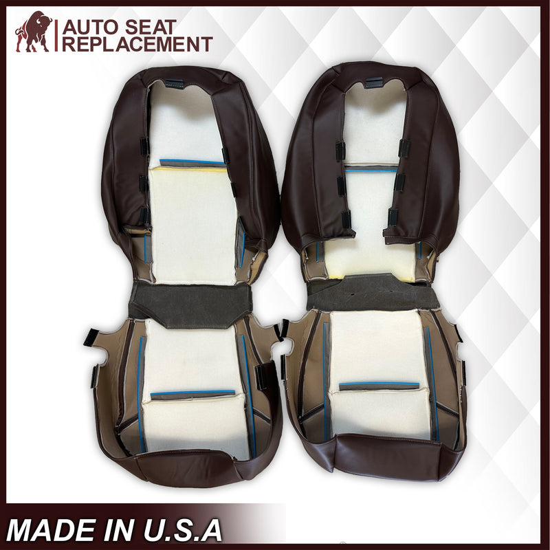 Copy of 2007-2014 Chevy Silverado Seat Cover In 2tone Gray/Black: Choose From Variation - Auto Seat Replacement
