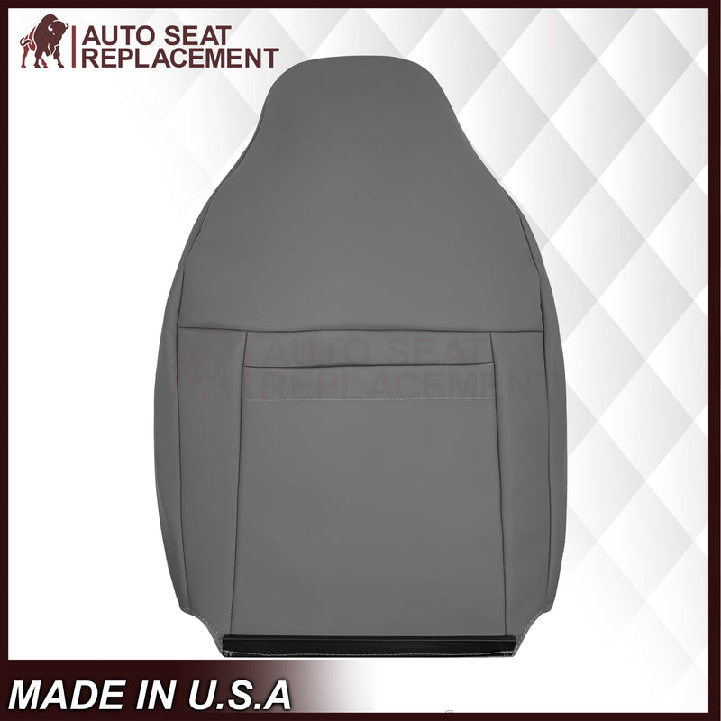 1992 - 1996 Ford Bronco Eddie Bauer Synthetic Leather Seat Cover In Gray - Auto Seat Replacement