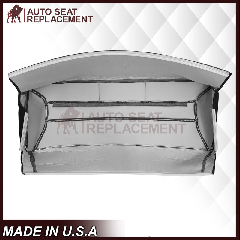 1992 - 1996 Ford Bronco Eddie Bauer Second Row Synthetic Leather Seat Cover In Black