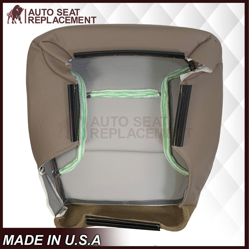 1992 - 1996 Ford Bronco Eddie Bauer Front & Second Row Synthetic Leather Seat Covers In Mocha Tan