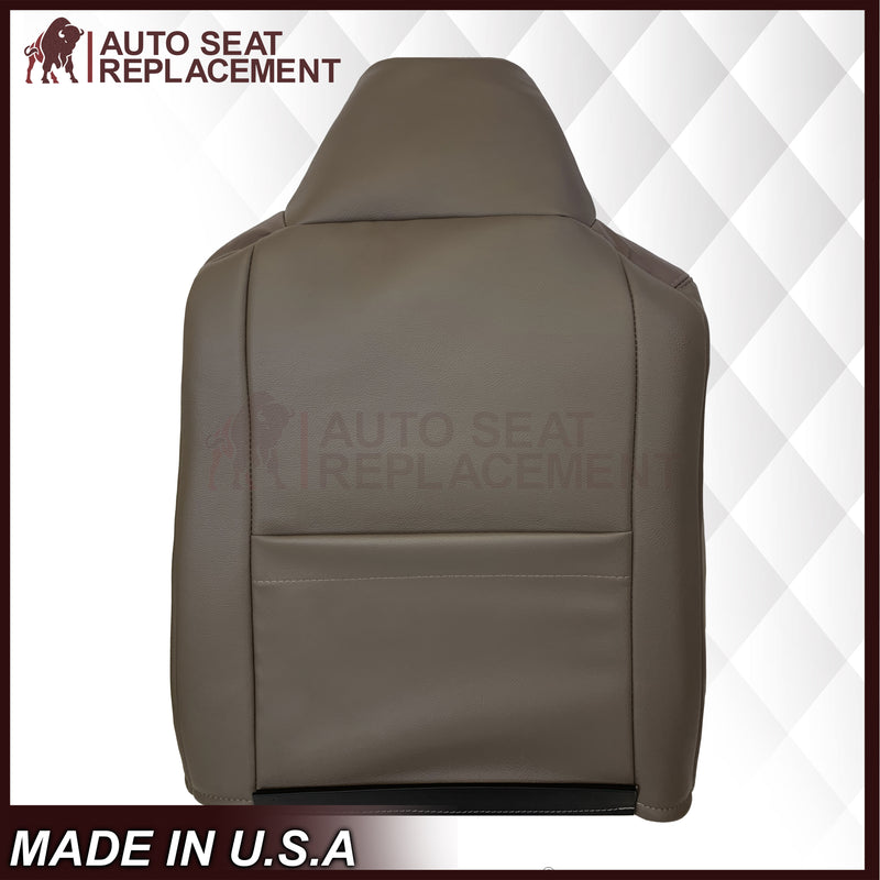 2002 2003 2004 Ford Excursion Eddie Bauer Leather & Vinyl Seat Covers 2 tone gray-tan: Choose From Variations