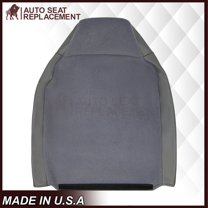 2001 - 2007 Ford F250 F350 F450 F550 Work Truck Super Duty XL Replacement Seat Covers in Gray Vinyl - Auto Seat Replacement