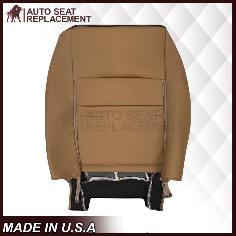 2011-2014 Lincoln Navigator Replacement Leather or Syn. Leather Seat Covers: Perforated, Canyon Tan