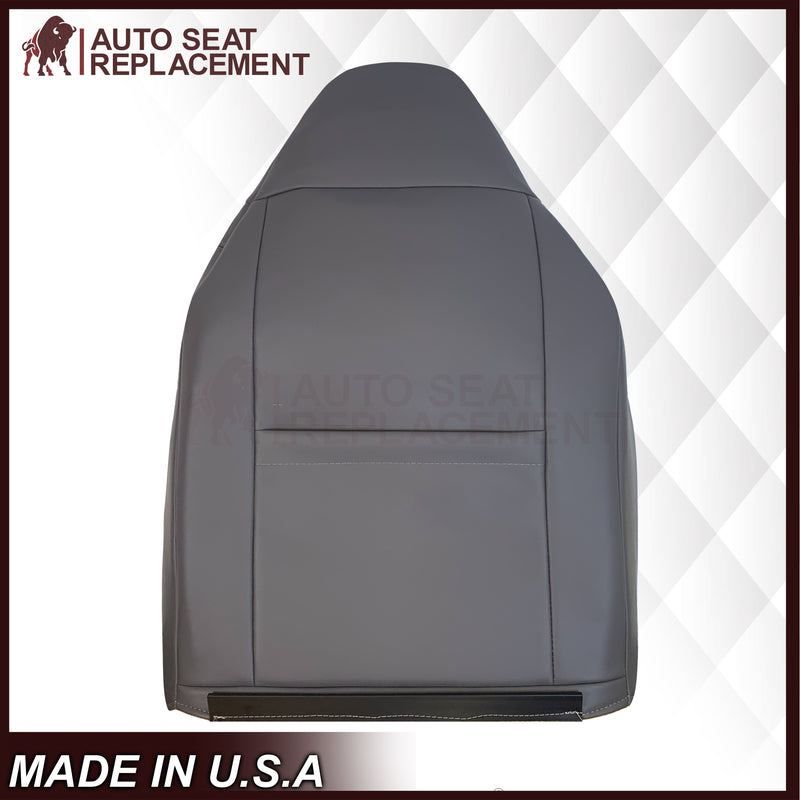 2001 Ford F250 Platinum Edition New Vinyl Replacement Seat Cover in 2-Tone Gray - Auto Seat Replacement
