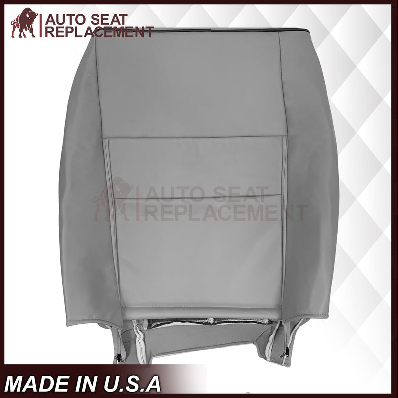 2007 - 2014 Lincoln Navigator Bottom Seat Cover in 2 Tone Gray & Black Leather or Vinyl - Auto Seat Replacement