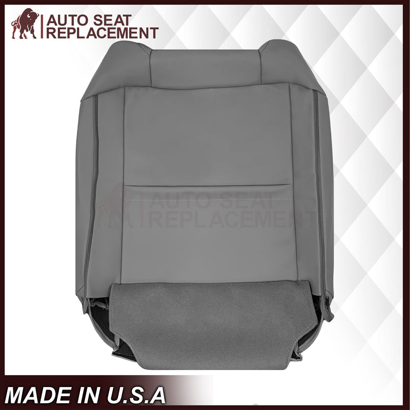 2014-2021 Toyota Tundra Work Truck Driver OR Passenger Side Replacement Leather OR Synthetic Leather Seat Cover: Graphite Gray