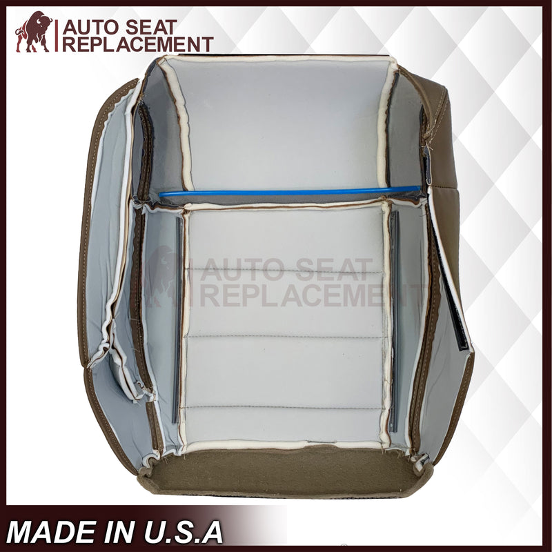 2007-2012 Jeep Wrangler-Replacement Driver OR Passenger Side Seat Cover In Dark Saddle - Auto Seat Replacement