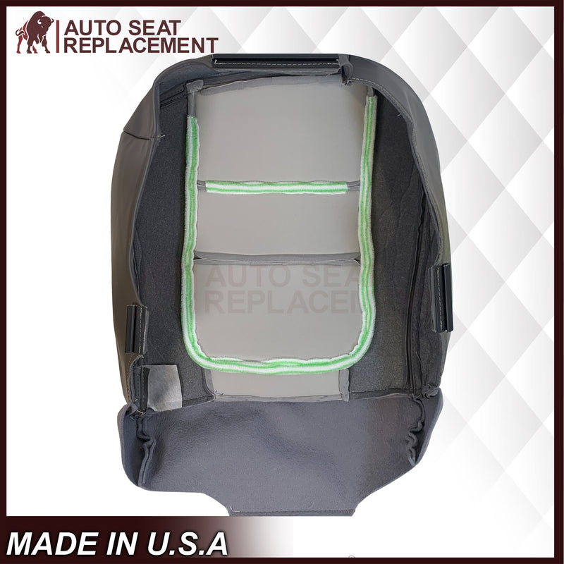 2001 Ford F250 Platinum Edition New Vinyl Replacement Seat Cover in 2-Tone Gray - Auto Seat Replacement