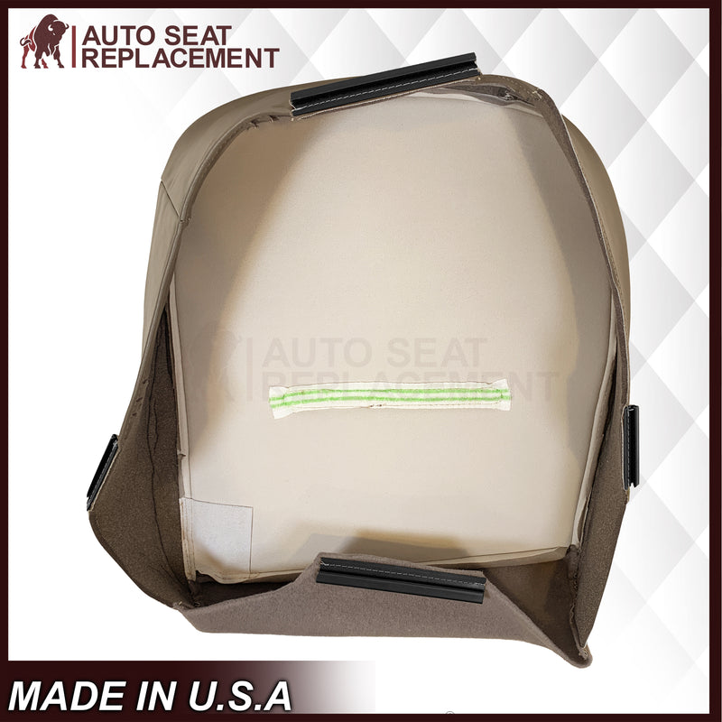 2002 - 2007 Ford F250 F350 F450 F550 Work Truck Super Duty XL Replacement Seat Covers in Tan Vinyl - Auto Seat Replacement