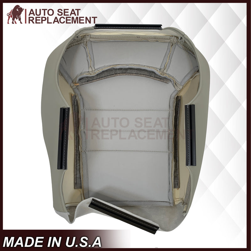 2002-2004 Jeep Liberty Replacement Seat Cover: Driver OR Passenger bottom Light Gray - Auto Seat Replacement