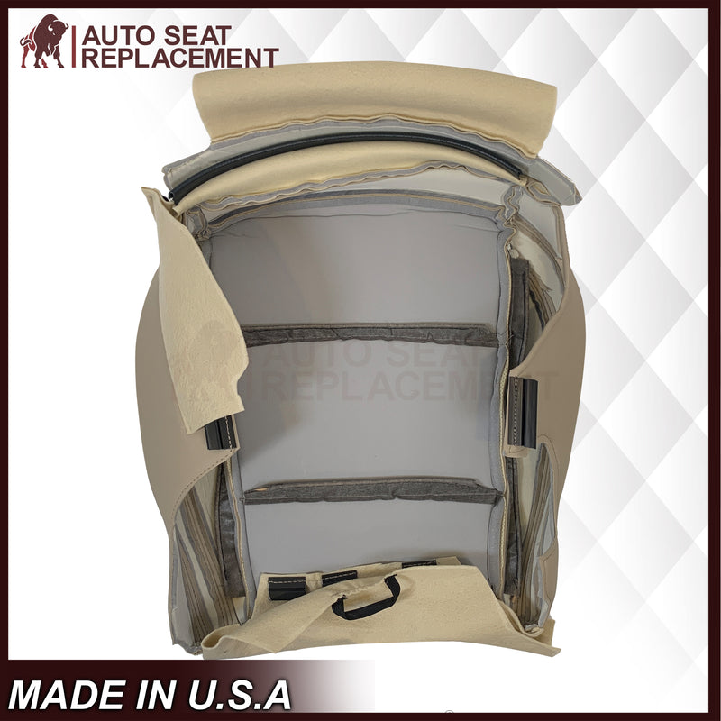 2015-2019 Subaru Outback Legacy Limited Replacement Synthetic Leather Seat Covers: Perforated, Ivory Tan