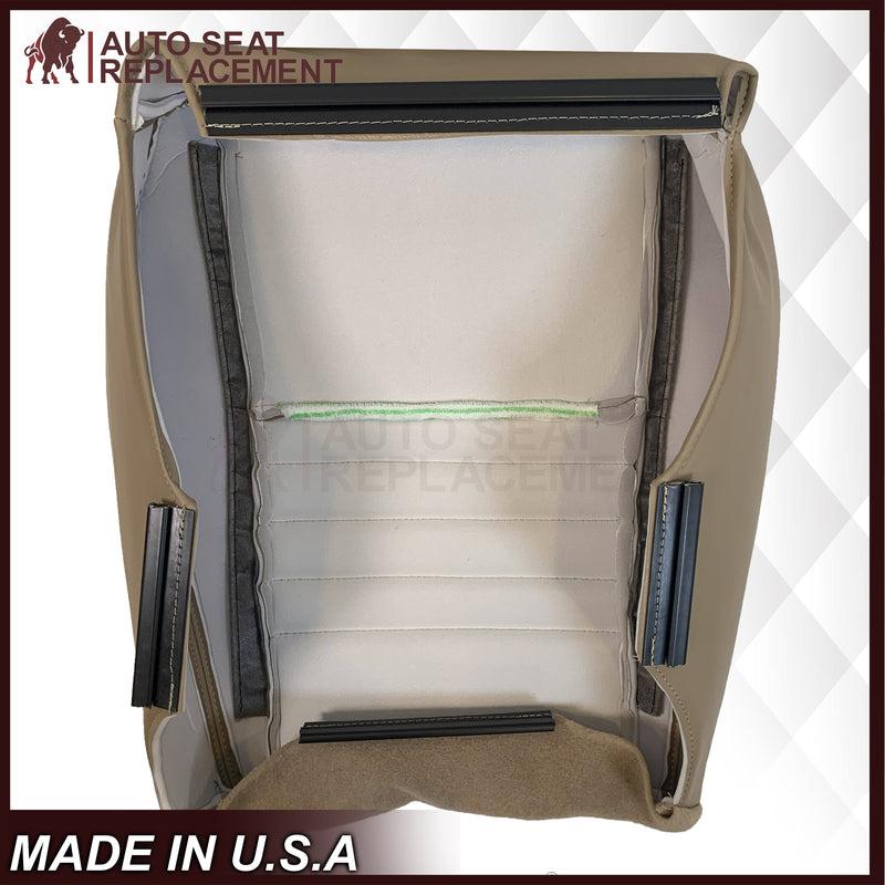 1999-2004 Ford Mustang GT V8 Replacement Cowhide Leather OR Synthetic Leather Seat Cover: Tan, Perforated