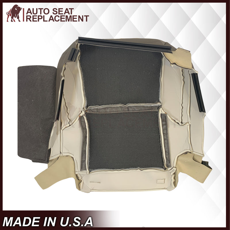 2010-2021 Lexus GX460 Replacement Perforated Synthetic Leather Top or Bottom Seat Cover: Dark Tan Perforated