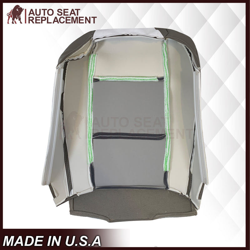 2004-2009 For For Dodge Durango HEMI SLT Synthetic Leather Bottom Seat Cover In Khaki Tan