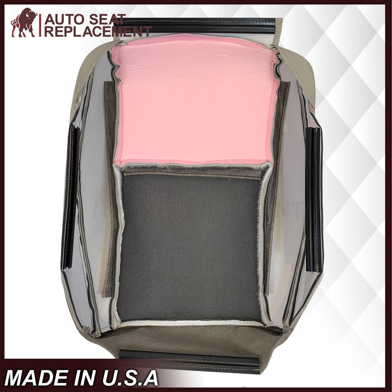 2008-2010 Jeep Grand Cherokee Overland Replacement Seat Cover: Perforated, Light Graystone