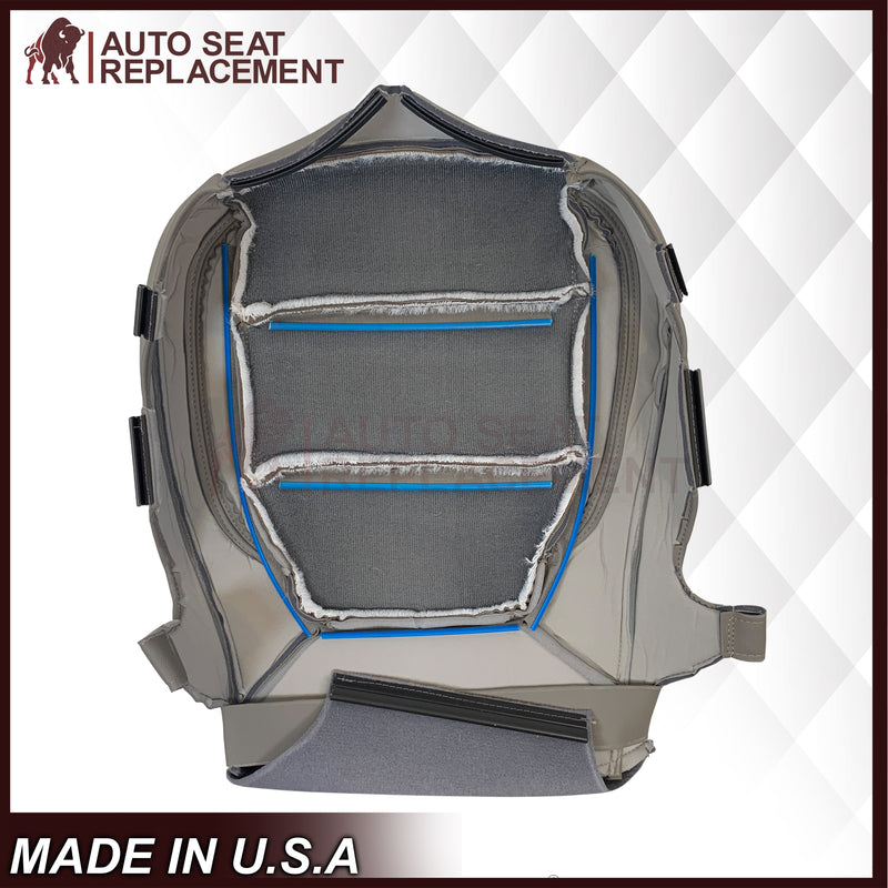 2019-2022 Chevy Silverado & GMC Sierra Perforated Replacement Seat Cover in Gray : Choose Your Side & Material - Auto Seat Replacement