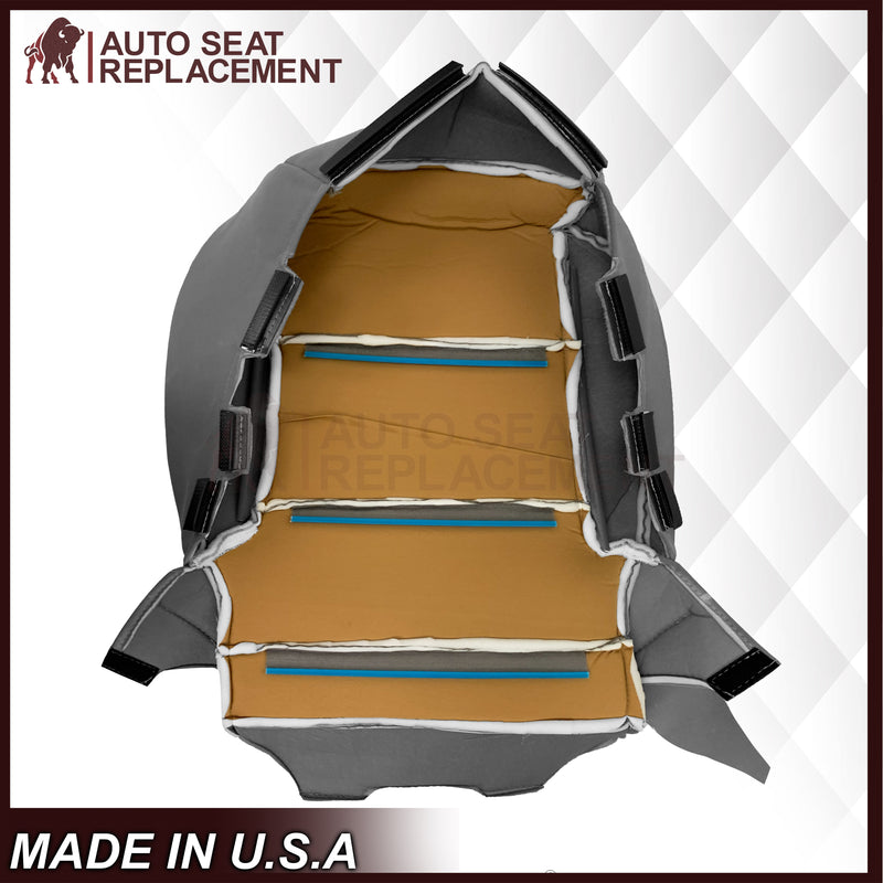 2014-2019 Chevy Silverado LS LT Z71 Replacement Cloth Seat Cover: Gray - Auto Seat Replacement