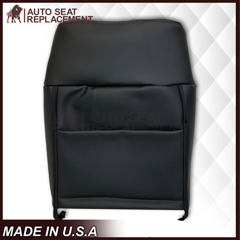 2010 - 2014 Ford F-150 Raptor Top or Bottom Perforated Seat Cover in 2 Tone Red-Black Choose: Leather or Vinyl