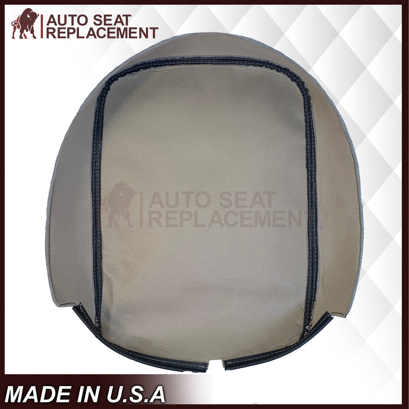 2002 - 2008 Dodge Ram 1500 2500 3500 Console Lid Armrest Synthetic Leather Cover In Very Dark Gray - Auto Seat Replacement