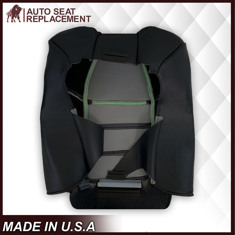 2001 2002 2003 Ford F350/F250 Lariat Extended Cab Perforated Seat Cover in Black: Choose Leather OR Vinyl