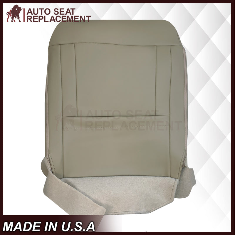2015-2017 Ford F-150 Lariat Light Cashmere Tan Replacement Seat Covers in Genuine Leather or Synthetic Leather: Choose your pieces