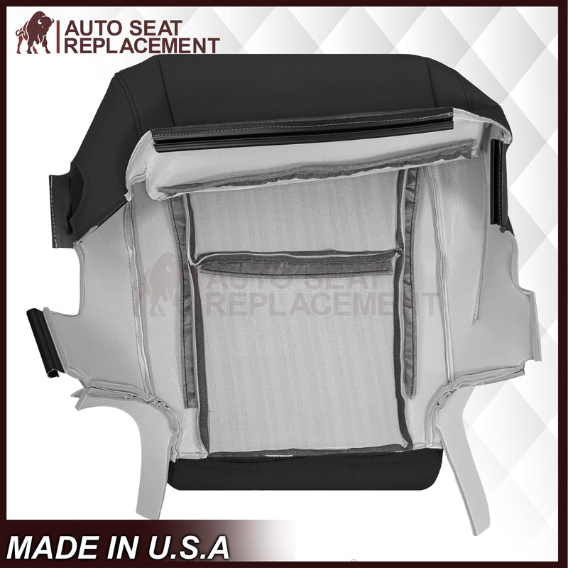 2010-2015 Lexus RX350 RX450H Replacement Synthetic Leather Seat Covers: Black Perforated