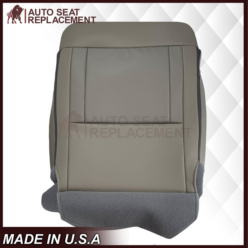 2015 - 2017 Ford F-150 Lariat Gray Replacement Seat Covers in Perforated Leather or Synthetic Leather